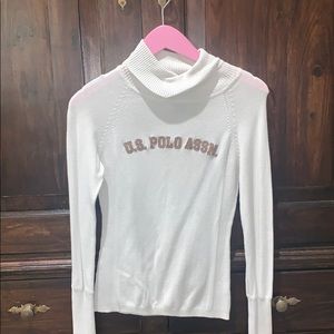 long sleeve white shirt from polo assn